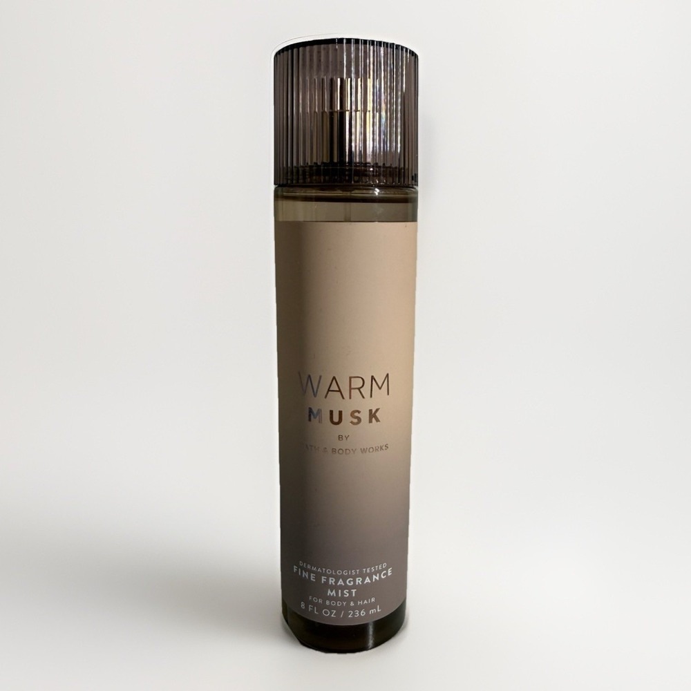 BATH & BODY WORKS WARM MUSK FRAGRANCE MIST BODY‎ SPRAY 8 FL OZ